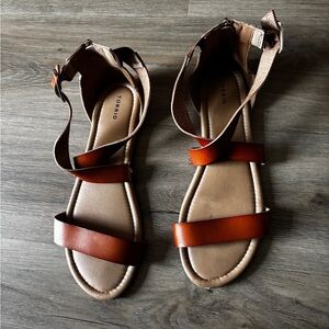 Torrid Women's Tan and Brown Sandals
